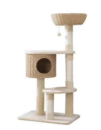 Fabric-Covered Cat Tree 2008