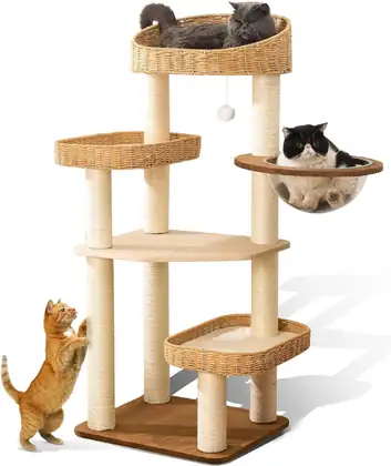 FCC-2011 Fabric-Covered Cat Trees - PetNordy wholesale cat furniture