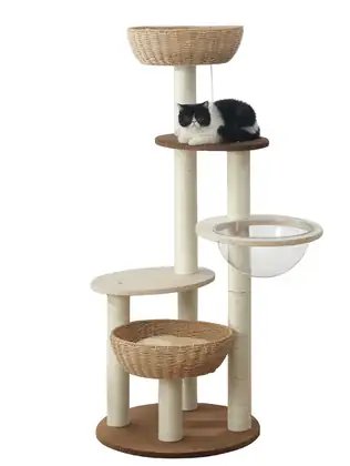 FCC-2012 Fabric-Covered Cat Trees - PetNordy wholesale cat furniture