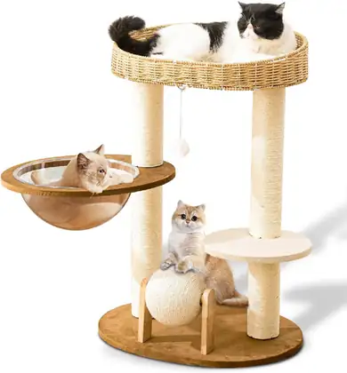 FCC-2014 Fabric-Covered Cat Trees - PetNordy wholesale cat furniture