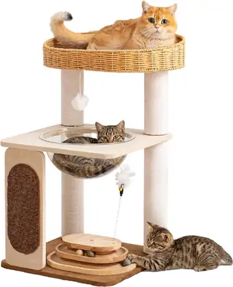 FCC-2016 Fabric-Covered Cat Trees - PetNordy wholesale cat furniture