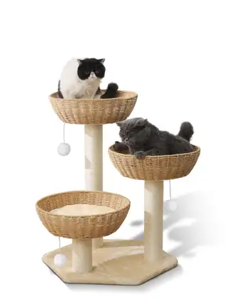 FCC-2017 Fabric-Covered Cat Trees - PetNordy wholesale cat furniture