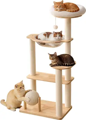 RCC-3001 Cat Trees with Cotton Nests - PetNordy wholesale cat furniture